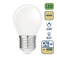 Opal-Filament-LED-Lampe, P45-Kugel, 4 W/470 lm, E27-Sockel, 4000 K
