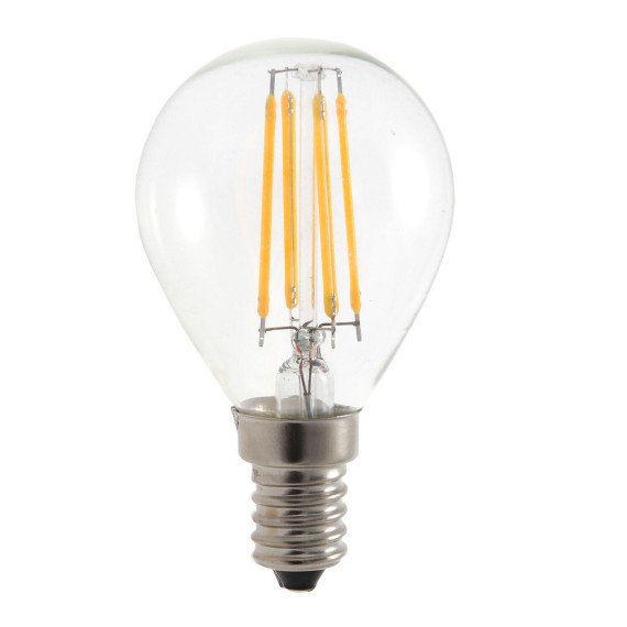 Lampadina LED a filamento, Sfera P45, 4W/470lm,...