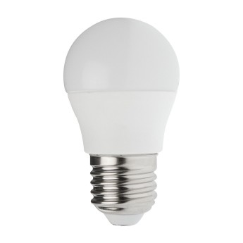 SMD LED bulb, Sfera P45, 6W/470lm, E27 base, 3000K