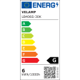 SMD LED bulb, Sfera P45, 6W/470lm, E14 base, 3000K