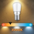 Ampoule LED SMD, Peretta ST26, 3W/270lm, culot E14, 3000K. Spécialement conçue pour les réfrigérateurs.