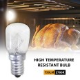 Incandescent bulb, Peretta ST26, 15W/100lm, E14 base, 3000K. Oven-safe.