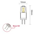 Ampoule LED SMD, capsule, 1,5 W/150 lm, culot G4, 3000 K