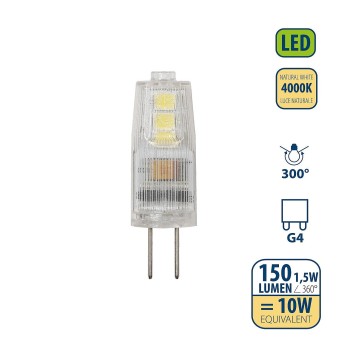 SMD LED bulb, capsule, 1.5W/150lm, G4 base, 4000K 2