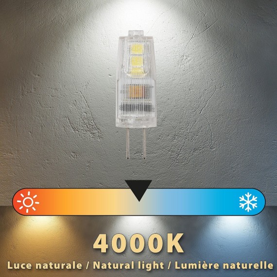 SMD-LED-Lampe, Kapsel, 1,5 W/150 lm, G4-Sockel,...