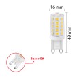 Lampadina SMD LED, Capsula G9, 3.5W/300lm, base G9, 3000K