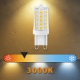 Lampadina SMD LED, Capsula G9, 3.5W/300lm, base G9, 3000K