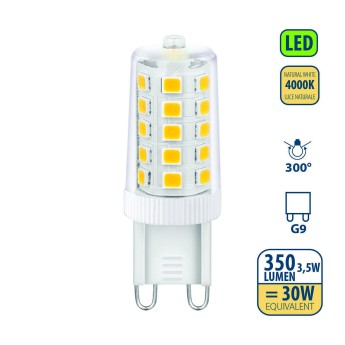 SMD LED Bulb, G9 Capsule, 3.5W/300lm, G9 Base, 4000K 2