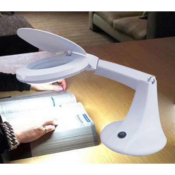 MAGNIFIER4: Lámpara LED con lupa de 3 y 12...