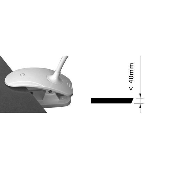 Wiederaufladbare LED-Lampe mit...