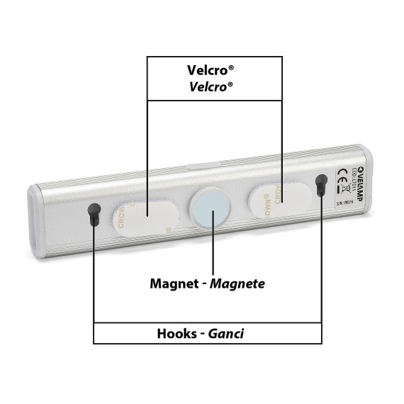 SMARTY: Mini-COB-LED-Streifen mit Bewegungsmelder