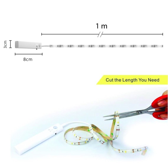 SILK: 1 m langes, batteriebetriebenes...