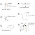 SILK: 1 m langes, batteriebetriebenes LED-Streifen-Set. Mit Bewegungsmelder.