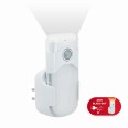 Point lumineux avec détecteur de mouvement PIR + éclairage anti-éblouissement + lampe torche. Prise en V