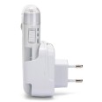 Point lumineux avec détecteur de mouvement PIR + éclairage anti-éblouissement + lampe torche. Prise en V