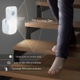 Lichtpunkt mit PIR-Sensor, Anti-Blackout-Leuchte und Taschenlampe. H-Steckdose