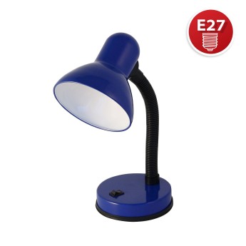 CHARLESTON: Blue table lamp with E27 socket 2