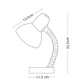 CHARLESTON: Blue table lamp with E27 socket