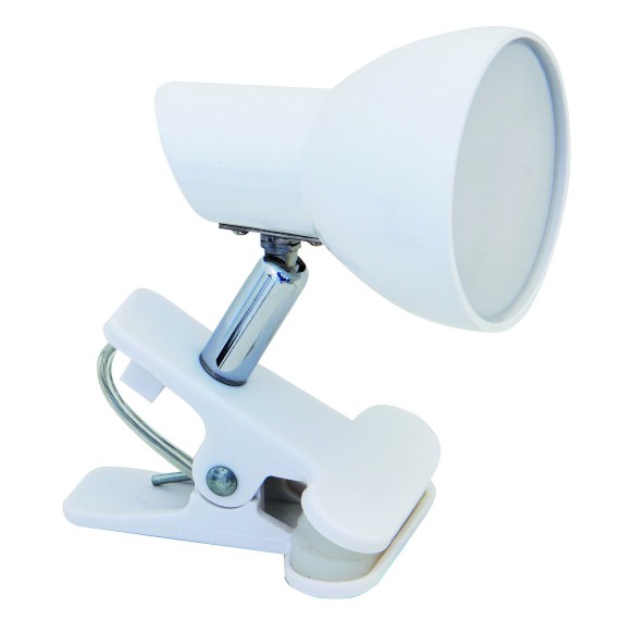 CHARLY: 24-LED-Spot mit Klemme, weiß, 360 lm, 5 W