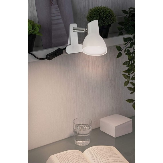 CHARLY: 24-LED-Spot mit Klemme, weiß, 360 lm, 5 W