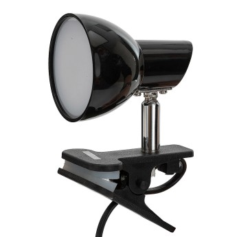 CHARLY: 24 LED spot with clip, black, 360Lm 5W