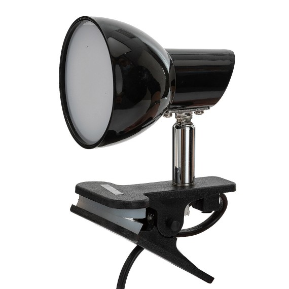 CHARLY: 24 LED spot with clip, black, 360Lm 5W