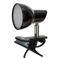 CHARLY: 24 LED spot with clip, black, 360Lm 5W