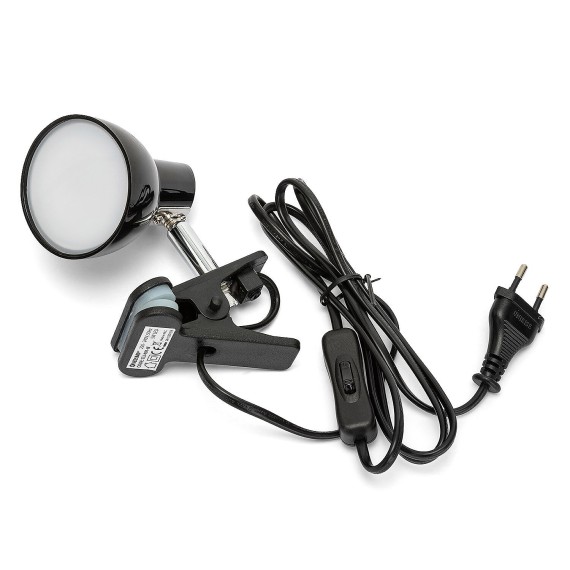 CHARLY: 24 LED spot with clip, black, 360Lm 5W