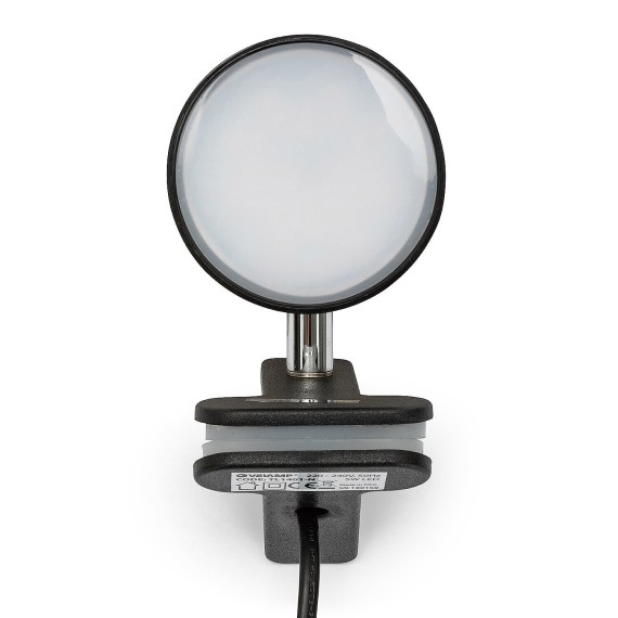 CHARLY: 24 LED spot with clip, black, 360Lm 5W