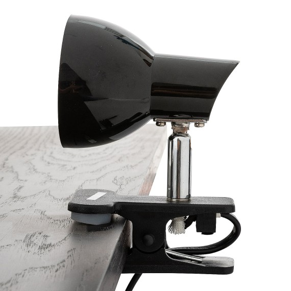 CHARLY: 24 LED spot with clip, black, 360Lm 5W