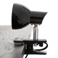 CHARLY: 24 LED spot with clip, black, 360Lm 5W