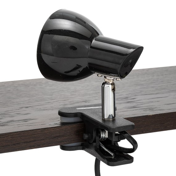 CHARLY: 24 LED spot with clip, black, 360Lm 5W