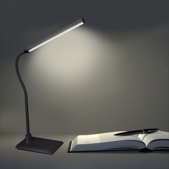 SLIM: Lampada da scrivania LED 6W, nera....