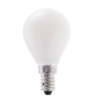 Opal Filament LED Bulb, P45 Sphere, 4W/470lm, E14 Base,...