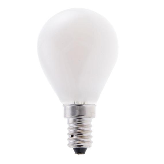 Opal Filament LED Bulb, P45 Sphere, 6W/806lm,...