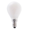 Opal Filament LED Bulb, P45 Sphere, 6W/806lm, E14 Base, 6500K
