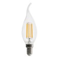 LED Filament Bulb, "Wind Gust" C35, 4W/470lm, E14 Base, 4000K