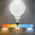Opal Filament LED Bulb, G125 Globe, 22W/3650lm, E27 Base, 4000K