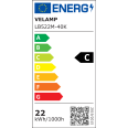 Opal Filament LED Bulb, G125 Globe, 22W/3650lm, E27 Base, 4000K