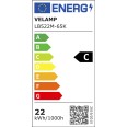 LED Opal filament bulb, Globo G125, 22W/3650lm, E27 base, 6500K