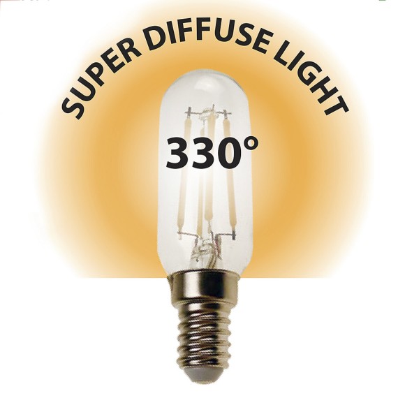 LED-Filamentlampe, Röhrenform T25, 4 W/470 lm,...