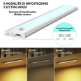 LACTEA: Wiederaufladbare 20 cm LED-Unterbauleuchte, 100 Lumen, mit Farbtemperaturregelung. Silber.