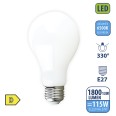 Opal Filament LED Bulb, Drop A68, 13W/1800lm, E27 Base, 6500K