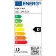 Opal Filament LED Bulb, Drop A68, 13W/1800lm, E27 Base, 6500K