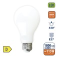 Opal Filament LED Bulb, Drop A68, 13W/1800lm, E27 Base, 3000K