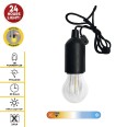 RETRO: LED-Glühlampe mit Kabel – Warmes Licht