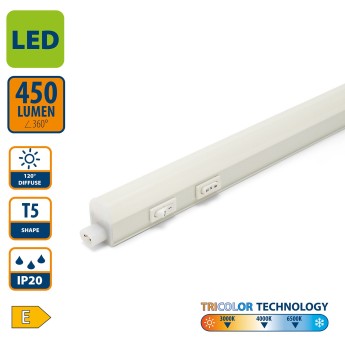 DURANDAL: 26 LED T5 4W 31cm strip with switch, 3 CCT:... 2