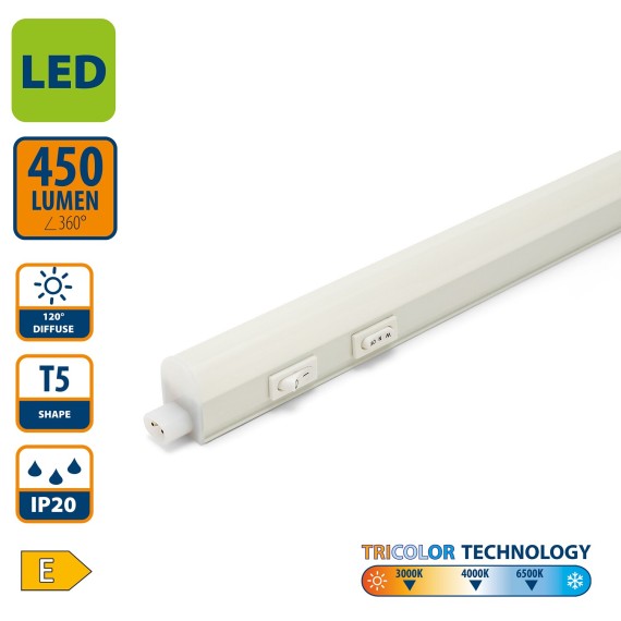 DURANDAL : Bande LED T5 4W 31 cm avec 26 LED et...