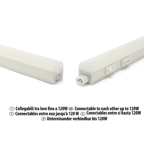 DURANDAL : Bande LED T5 4W 31 cm avec 26 LED et...