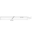 Reglette sotto pensile LED, 10W, lunghezza 87,3 cm, con interruttore. CCT: 3 colori di luce selezionabili